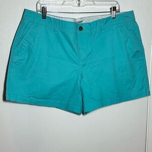 Old Navy Teal Chino Shorts